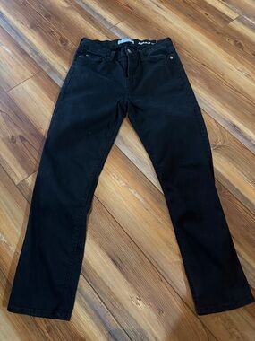 Seven for all man kind kimmie crop size 29 black. Womens